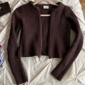 Aritzia Aisha Zip-up Cardigan